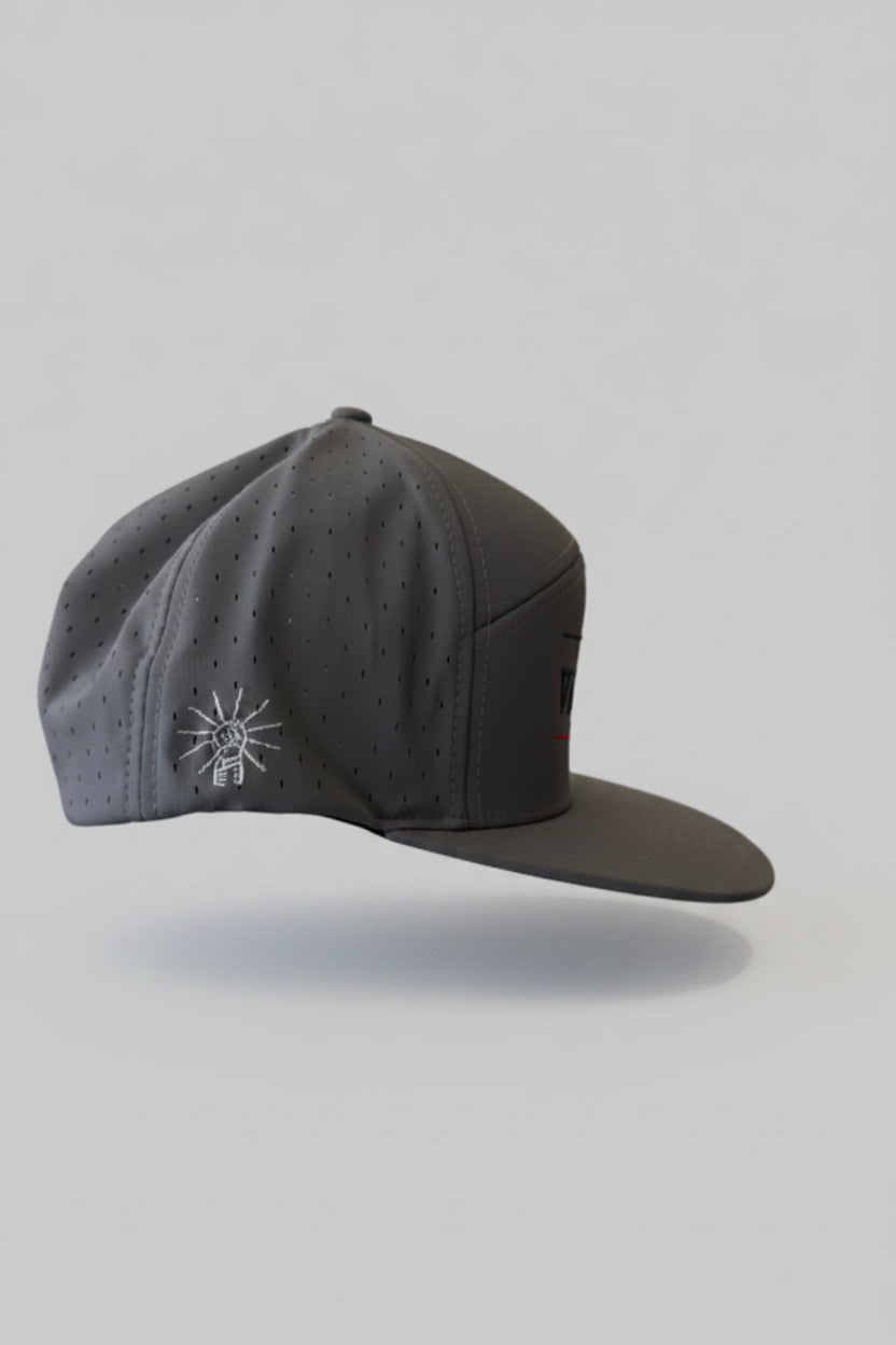 The Longhorn | Charcoal Performance Trucker Hat