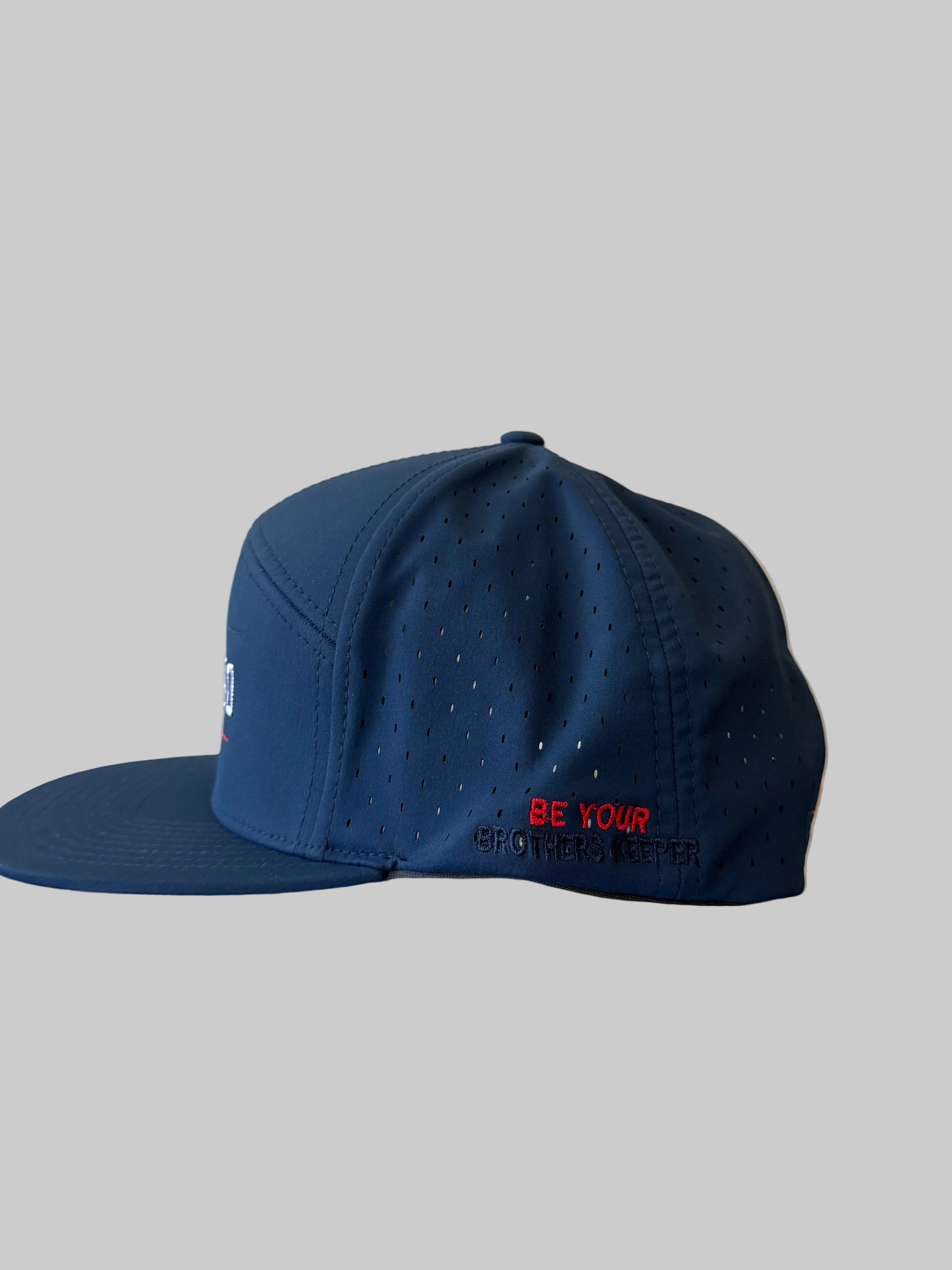 The Longhorn | Navy Performance Trucker Hat